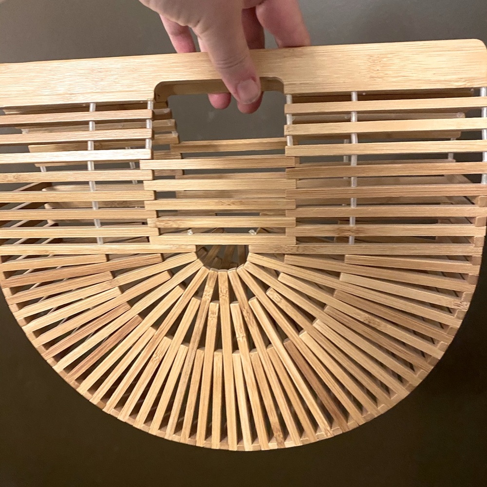 Natural Bamboo Mini Bag
